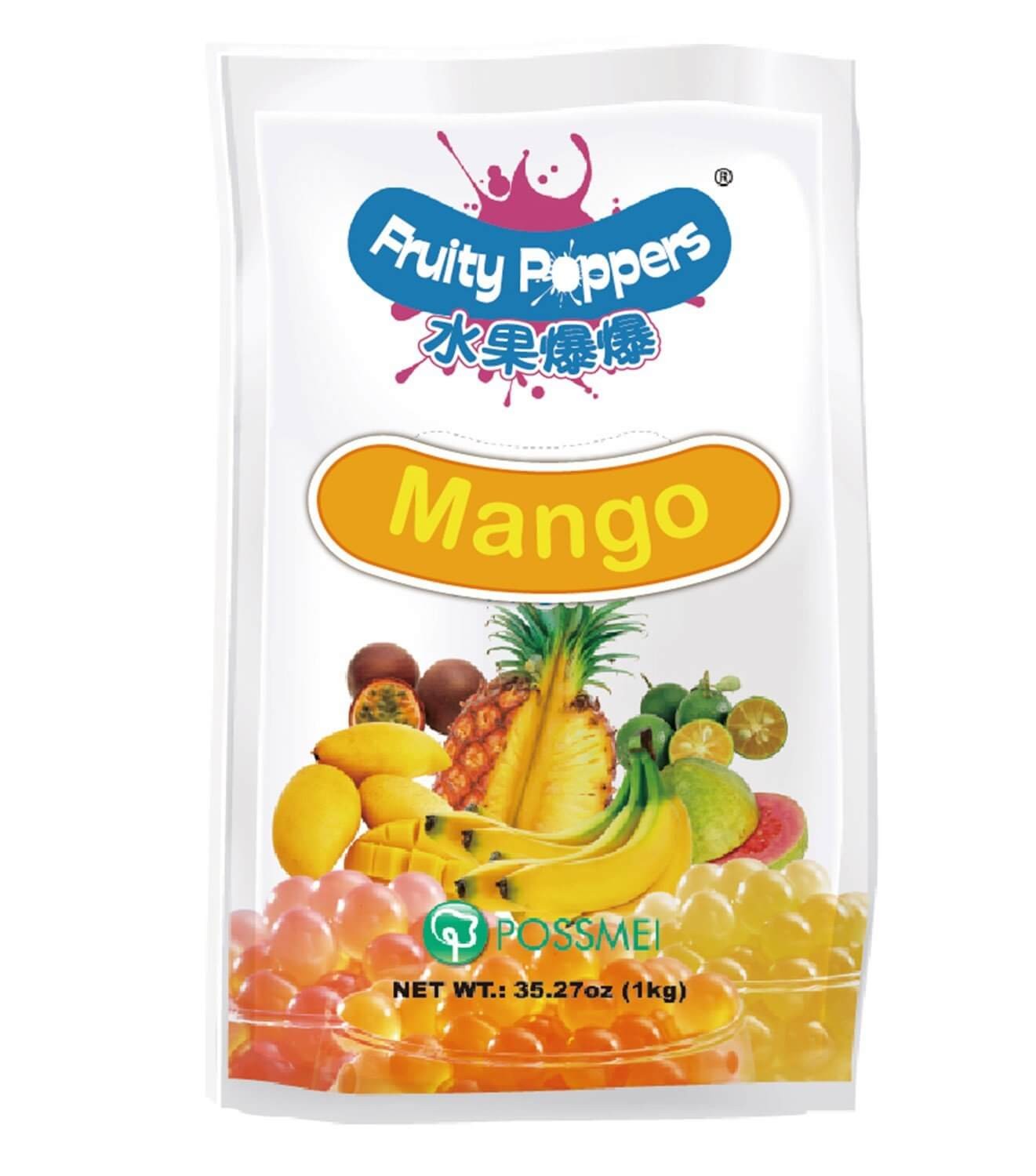 Mango Popping Boba Small Pouch