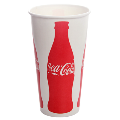 32oz Paper Cold Cups-Coca Cola (104.5mm)