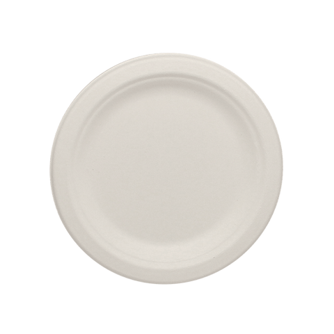 Eco-friendly 9” Bagasse Round Plate Case