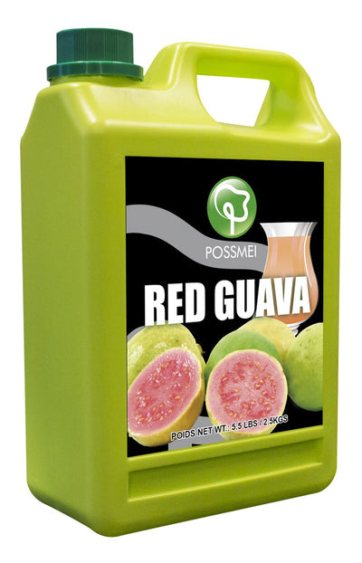 Red Guava Boba Bubble Tea Syrup