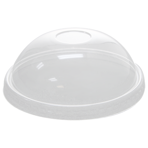 98mm PET Dome Lids-Wide Opening