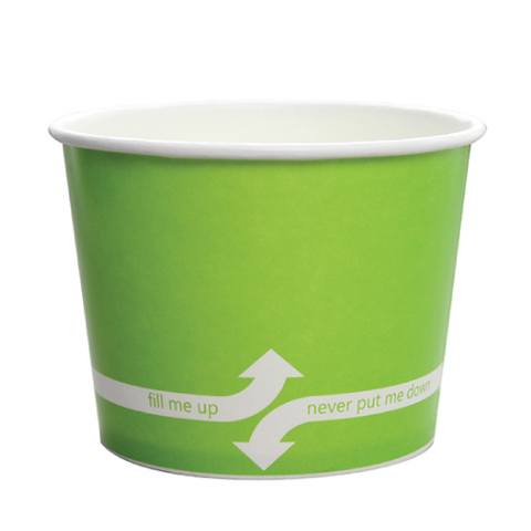 16oz Hot/Cold Paper Food Containers – Blue (112mm)