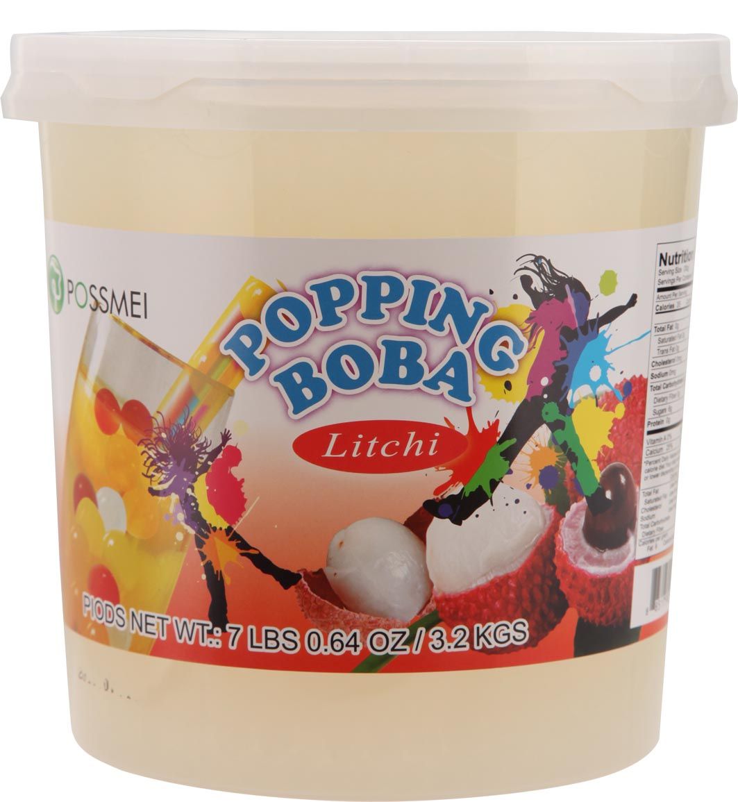 Lychee Popping Bursting Boba Balls