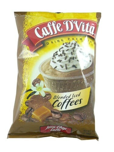 Caffe D’Vita Blended Ice Coffee Java Chip Latte