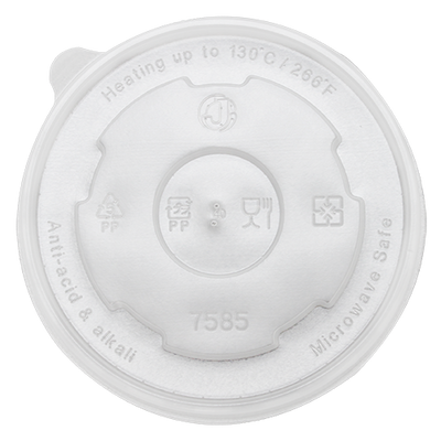 20oz PP Food Container Flat Lids (127mm)