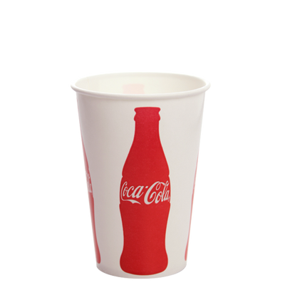 16oz Paper Cold Cups- Coca Cola (90mm)