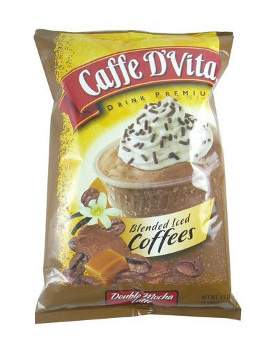 Caffe D’Vita Blended Iced Coffee, Mocha Latte
