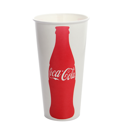 22oz Paper Cold Cups- Coca Cola (90mm)