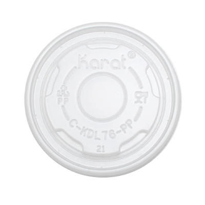 4oz PP Food Container Flat Lids (76mm)