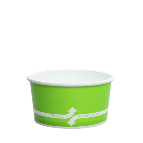 12oz Hot/Cold Paper Food Containers – White (100mm)