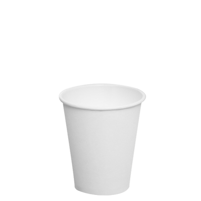8oz Paper Hot Cups – White (80mm)