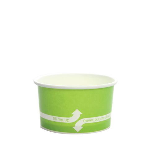 12oz Hot/Cold Paper Food Containers – White (100mm)