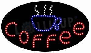 Coffee LED Sign (15″ x 27″)