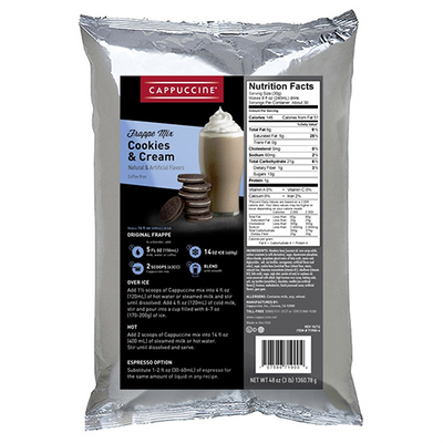 Cappuccine Cookies & Cream Frappe Mix