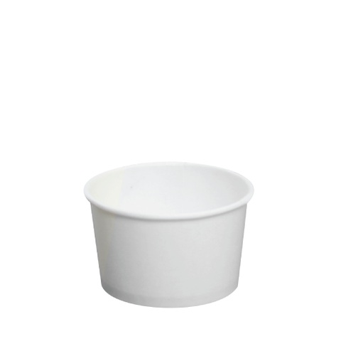 12oz Hot/Cold Paper Food Containers – White (100mm)