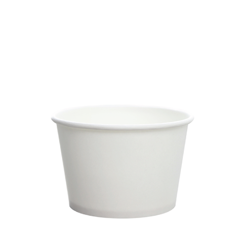 12oz Hot/Cold Paper Food Containers – White (100mm)