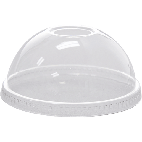 Dome lids for hot/cold container