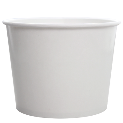 32oz Hot/Cold Paper Food Containers – White (142mm)