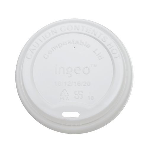 10oz – 20oz Compostable Sipper Dome Lids (90mm)
