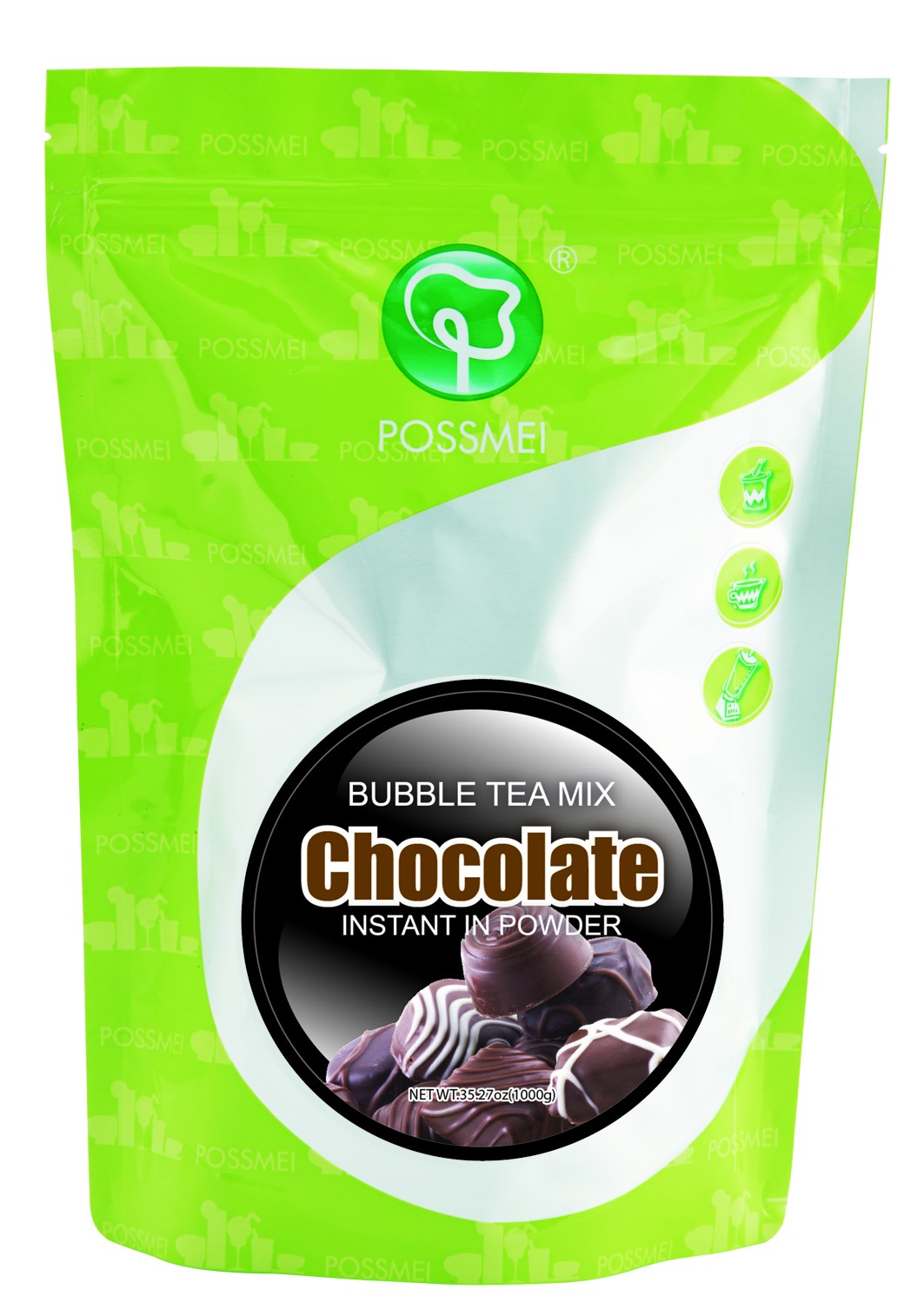 Chocolate Boba Bubble Tea Powder Mix