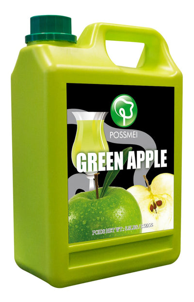 Green Apple Boba Bubble Tea Syrup