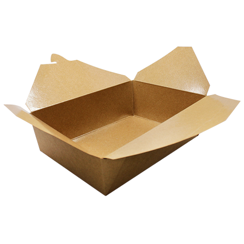 8”x8” Compostable Bagasse Hinged Containers