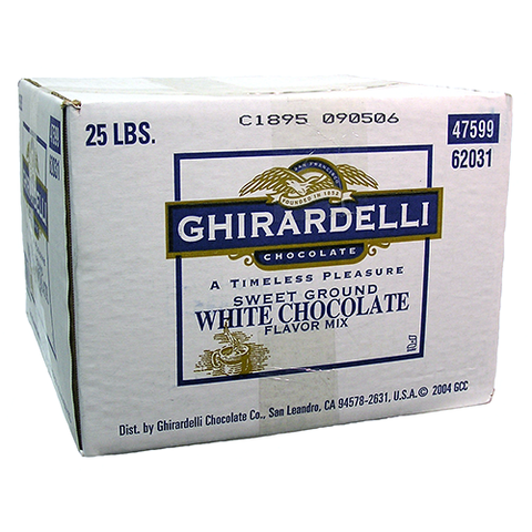 Ghirardelli Sweet Ground White Chocolate Gourmet Flavored Powder