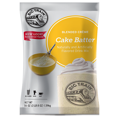 Big Train Cake Batter Blended Crème Frappé Mix