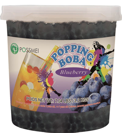Blueberry Popping Bursting Boba
