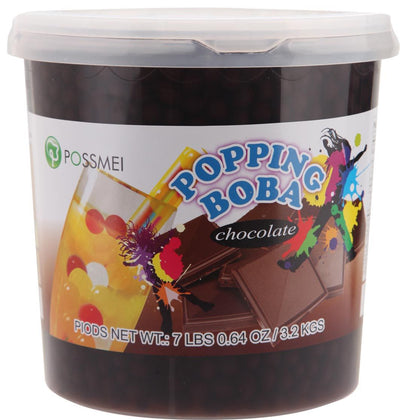 Chocolate Popping Bursting Boba
